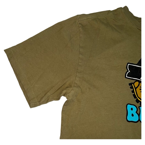 Burton Durable Goods Snowboard Men’s Organic Cotton Graphic T-Shirt Green Medium - Picture 5 of 10